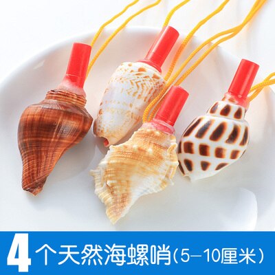 Sunchamo – sifflet de conque naturel, petite coquille de corne caractéristique, jouet artisanal, ornement Micro-paysage, décoration artisanale: f