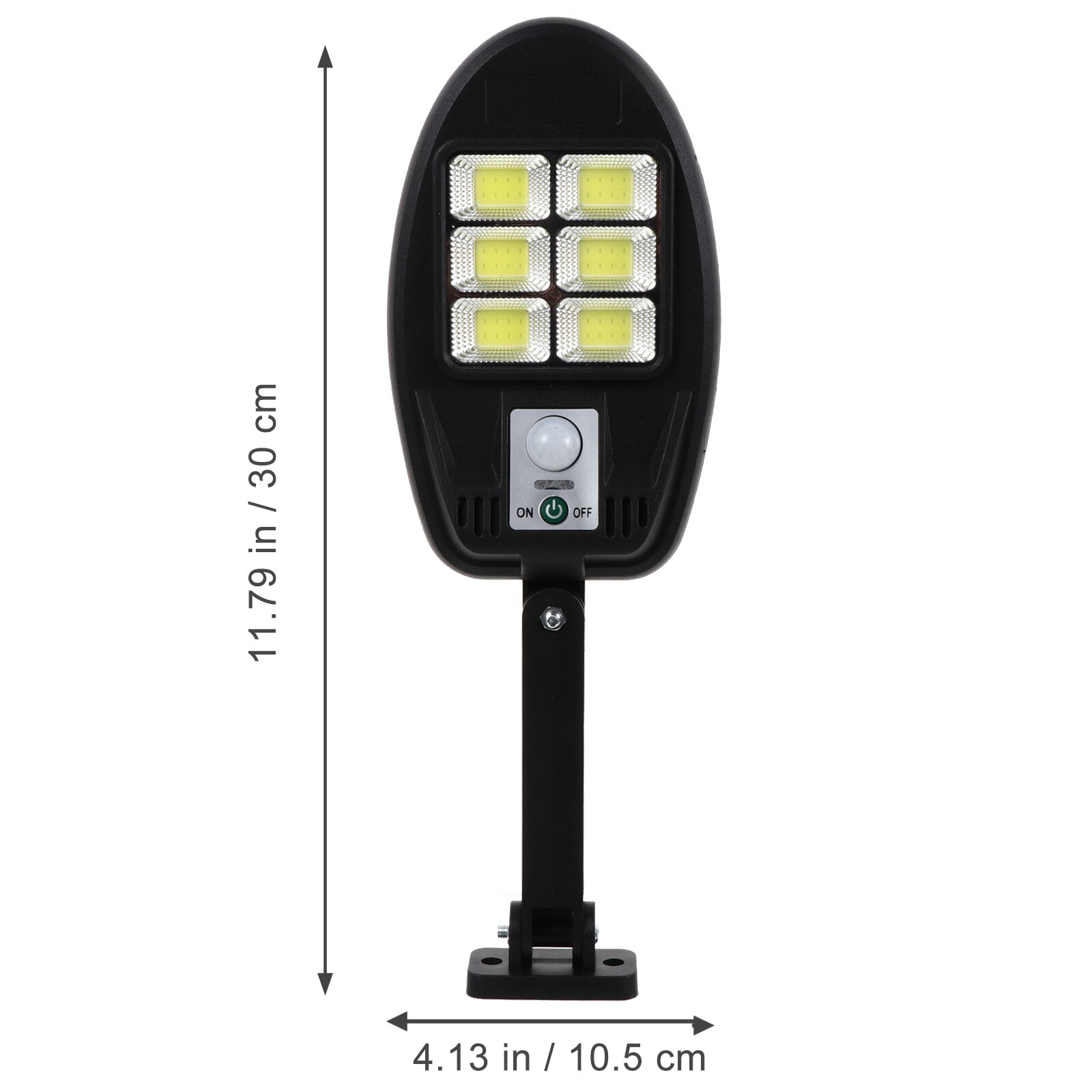 1 Set Solar Light Waterproof Street Lamp LED Human Body Induction Lamp: 6 led