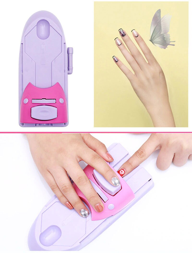 DIY Nail Art Machine Printer Pattern Manicure Machine Stamper Stamp Manicure Tool Set