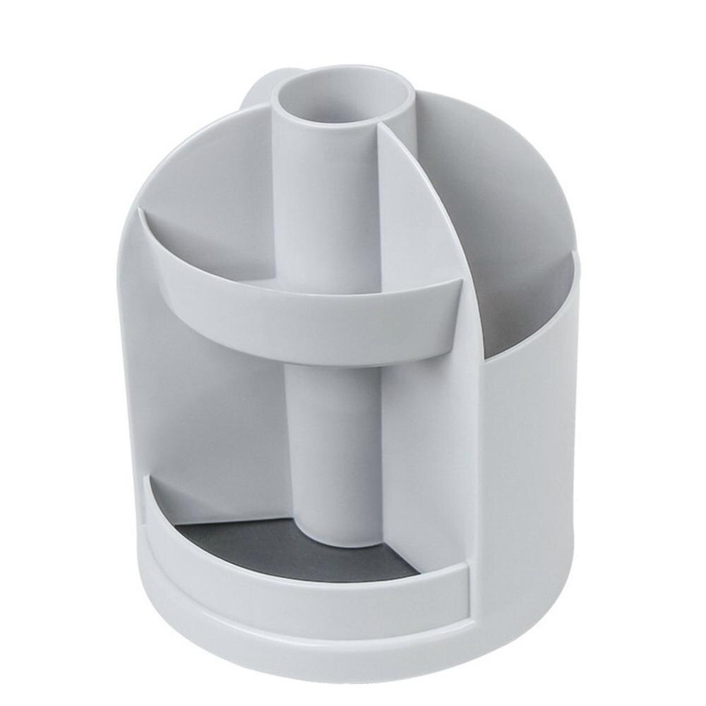 Bureau Pen Organizer Holder Caddy Kantoor Potlood Penhouder Desktop Storage Houder Multifunctionele Desktop Compartiment Pen Houder: Gray