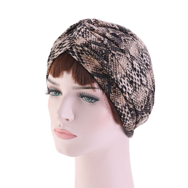 Modale Afdrukken Twist Hoofdband Tulband Caps India Afrikaanse Wraps Hoofddeksels Tulbanden Voor Vrouwen Islamitische Underscarf Motorkap Chemo Hoed