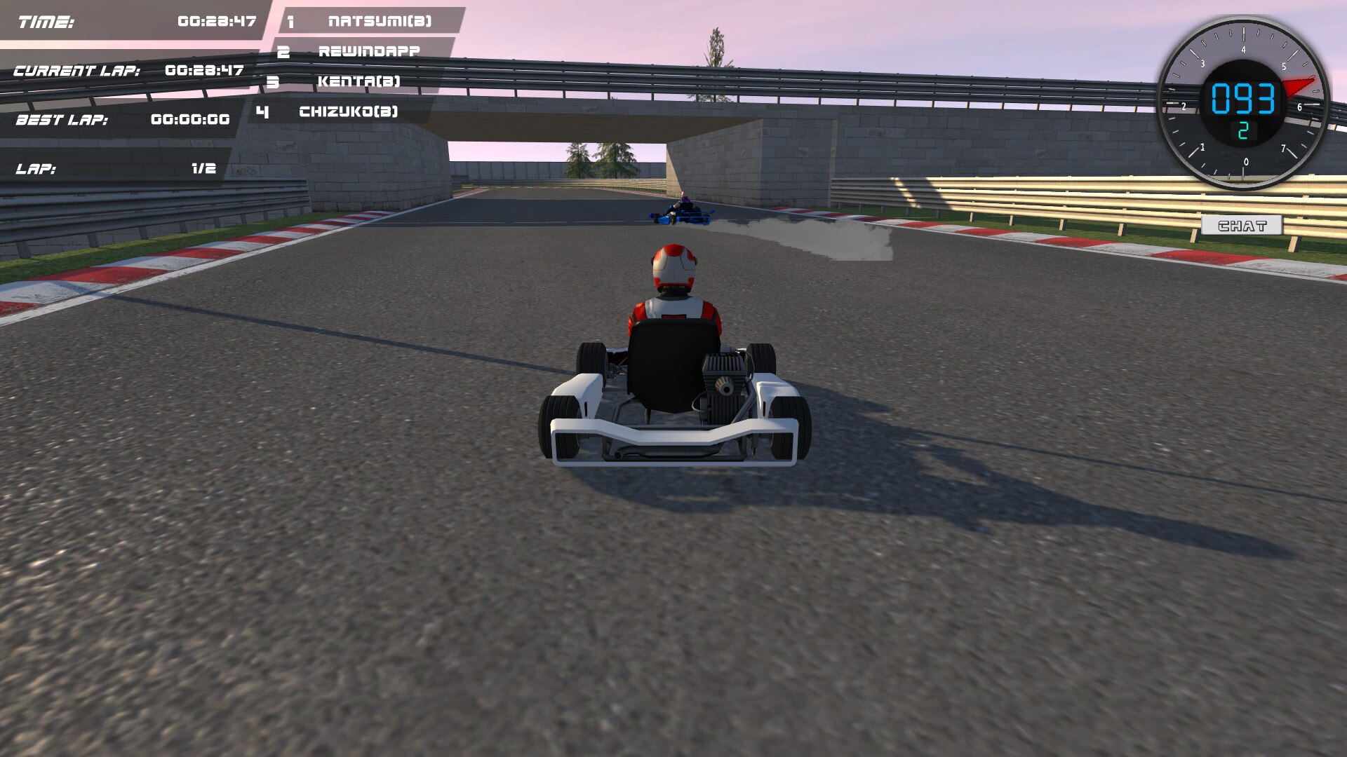 Simulateur de Karting-jeu vidéo pour pc et ordinateur portable