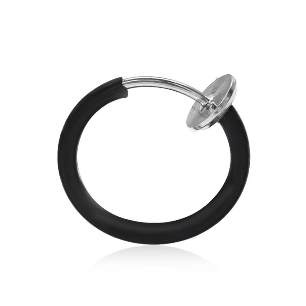 1PC Punk Felsen Ohr Clip Manschette wickeln Ohrringe Auf Gefälschte durchbohren Nase Lippe Band Ringe Für Frauen Männer unisex Punk Clip Ohr schick Schmuck