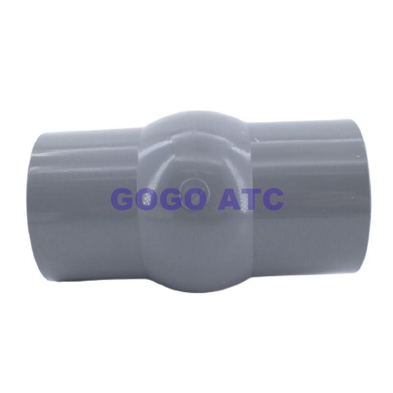 UPVC Straight mouth valve PVC Inner wire ball valve DN 15-65 mm One-piece simple Water pipe plastic socket Anti-aging