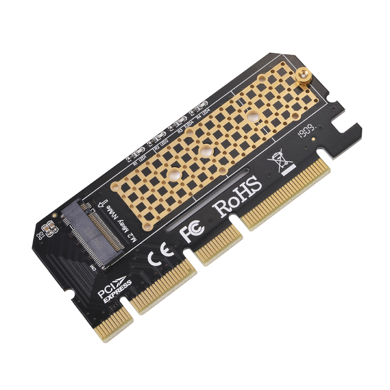 Add On Card PCIE to M2 Adapter LED Expansion Card ... – Vicedeal