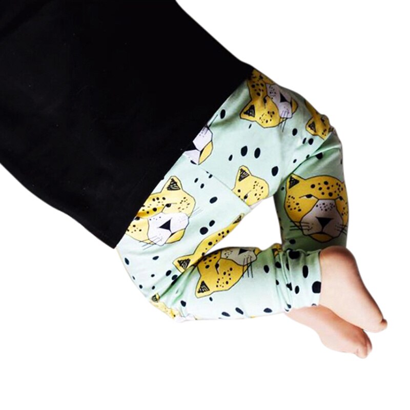 Pantalones bonitos para bebé niña, pantalones con estampado de leopardo para bebé, Unisex, ropa para bebé recién nacido, ropa de primavera otoño