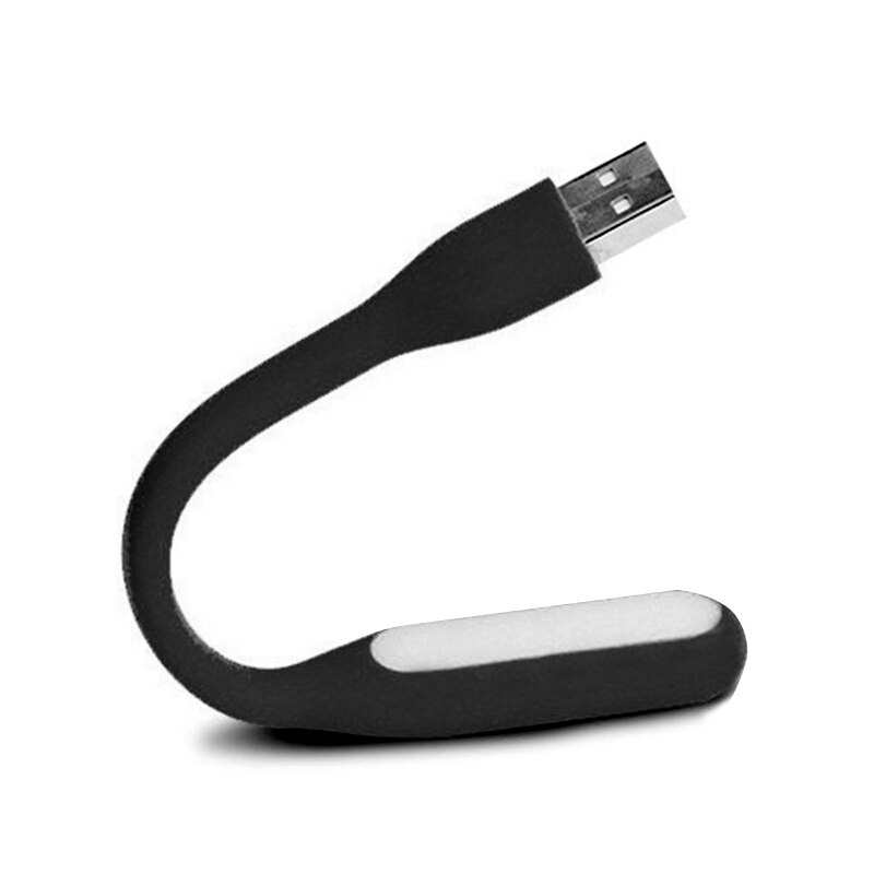 Schwarz Mini Tragbare USB LED Lampe 5V 1,2 W Super Helle Buch Licht Lesen Lampe USB LED Licht Für power Bank PC Laptop Notebook: Default Title