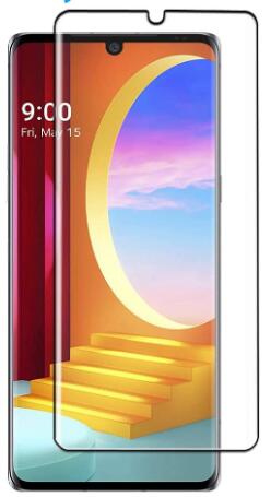 3-en-1 étui + appareil photo verre trempé sur pour LG velours 5G LM-G900N LM-G900E verre protecteur d'écran pour LG velours 5G G9 2.5D verre: Only Glass