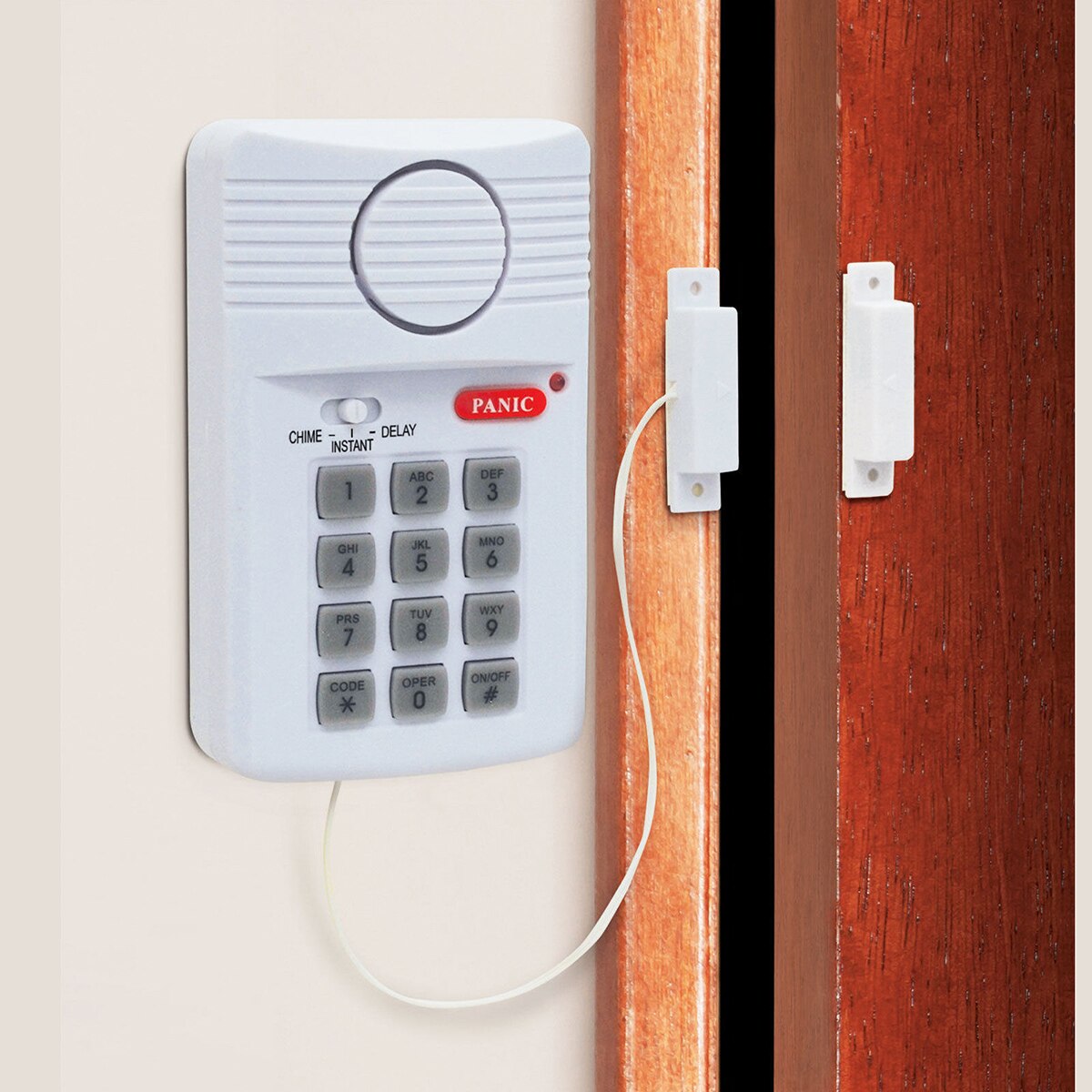 Loud Wireless Door Alarm Security Pin Panic Keypad For Home Office Garage Shed​ Door Security Alarm Home Security