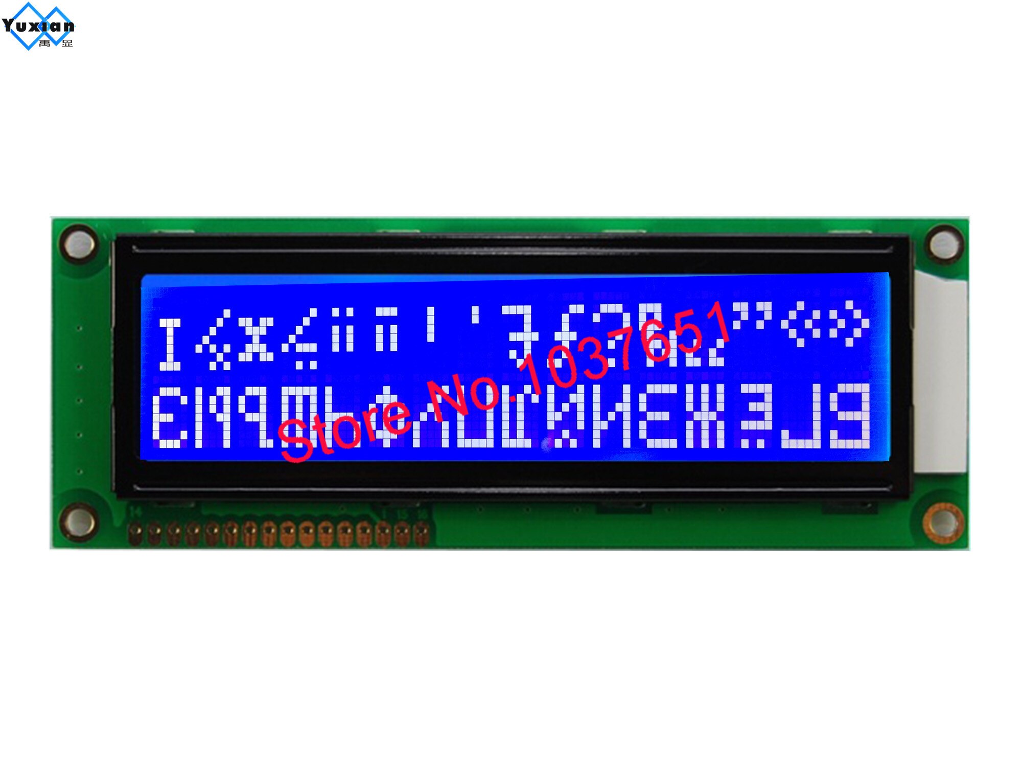 Russi Lettertype 1602 16X2 1602G Grote Karakter Grote Lcd Display Stn Blauw LC1622BMDWH6-D02 Goede WH1602L-TMI-CT
