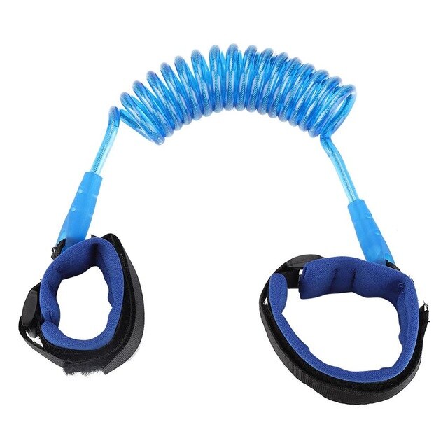 Anti Lost Wrist Link Toddler Leash Safety Harness for Baby Strap Rope Outdoor Walking Hand Belt Band Anti-lost Wristband Kids: blue / long 1.5M