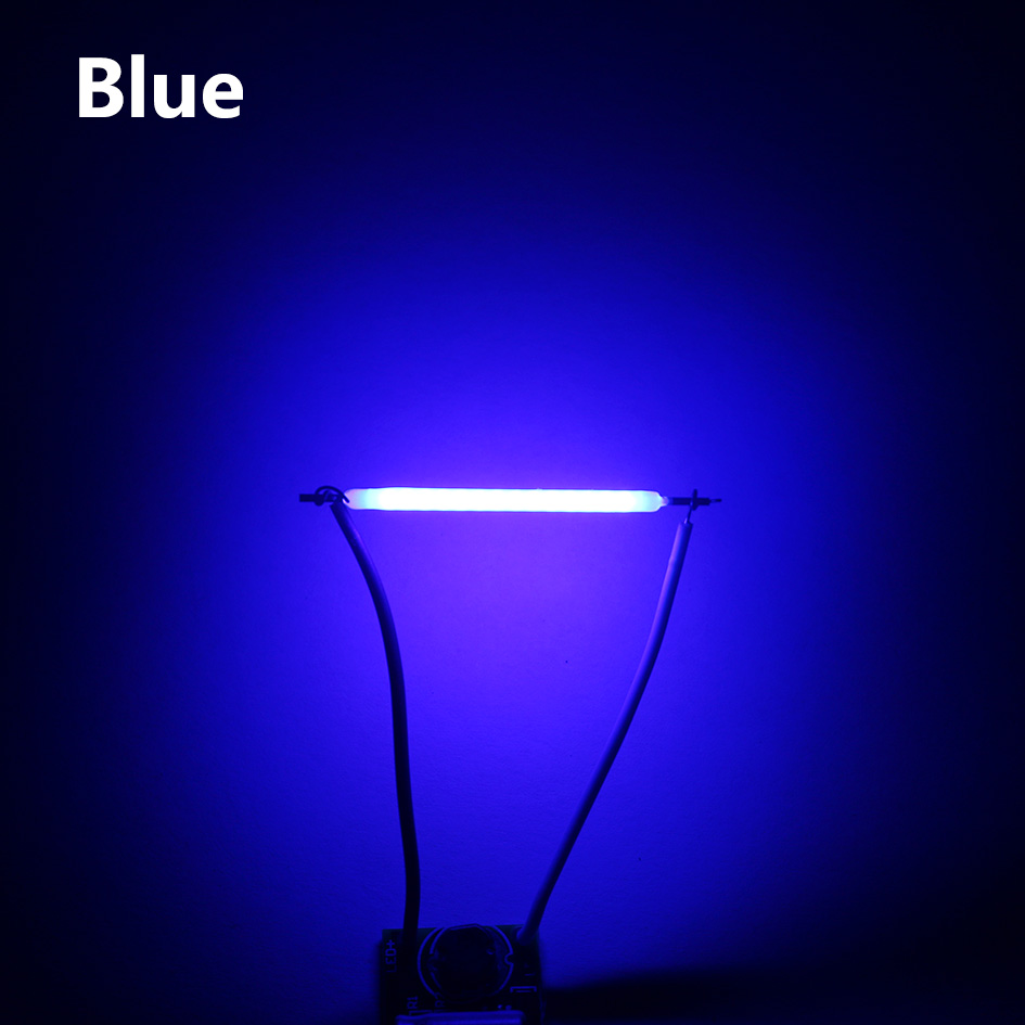 20PCS DC12V 3V 57V 38MM LED Edison Bulb Filament Lamp Parts LED Chip Incandescent Light Accessories Diode For Light Bulb: Blue / 3V 38mm 20PCS