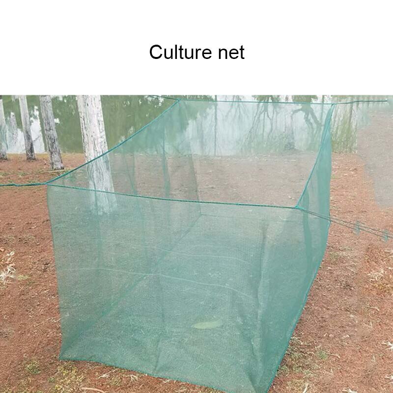 Fish Net Breeding Fence Cage Non-toxic For Preventing Landslides Breeder Shrimp Fishing Net Single Mesh Nylon Durable Float Trap
