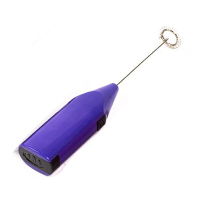 Mini coffee blender hand-held electric egg beater electric coffee stirrer kitchen gadget milk bubble: purple