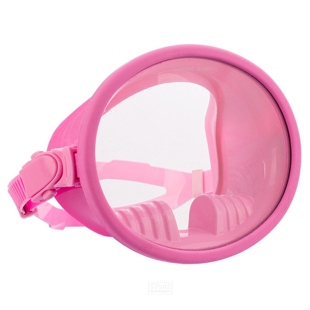 Adult Dive Mask Swimming Tube Underwater Scuba Anti Fog Snorkeling Respiratory Masks Goggles Glasses Dive Equipment: M1332 Pink Mask