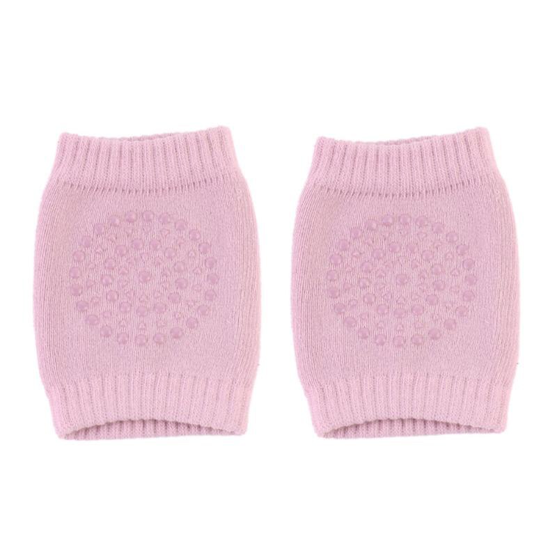 Rodilleras de dibujos animados para bebé, Protector Flexible de seguridad para gatear, rodilleras cortas, calentadores de piernas para bebé, M0011: Rosa