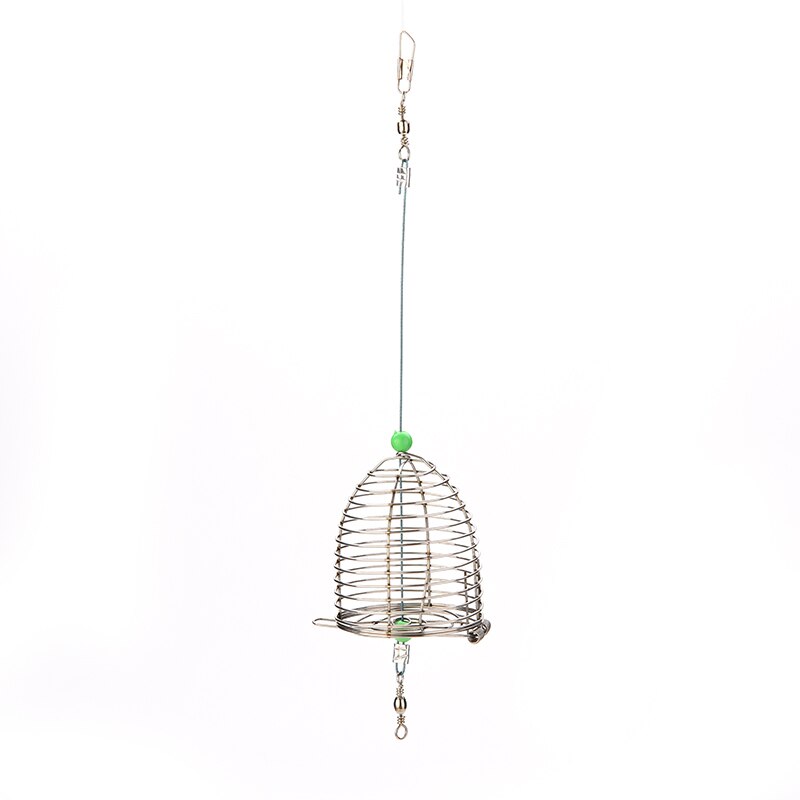 Fishing Bait Cage Stainless Steel Lure Cage Carp Fishing Trap Basket