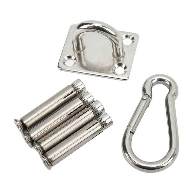 Kit de suspension au plafond en acier inoxydable Durable, pour hamac, chaise suspendue