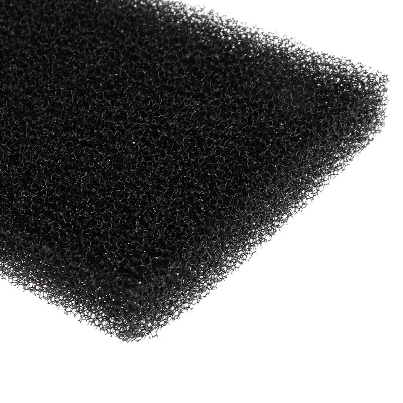 Zwarte biochemische katoenen filterspons voor aquarium, vijver, 3 maten