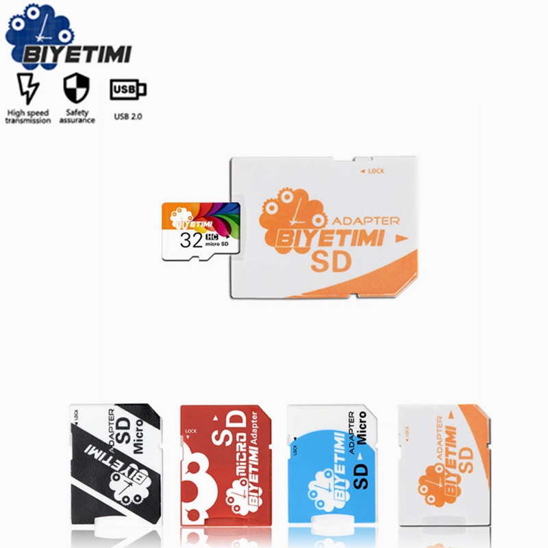 Biyetimi Geheugenkaart Micro Sd-kaart 8G 16G 32G 64G Mini Tf Card Class 10 Real capaciteit Flash Card Voor Smartphone