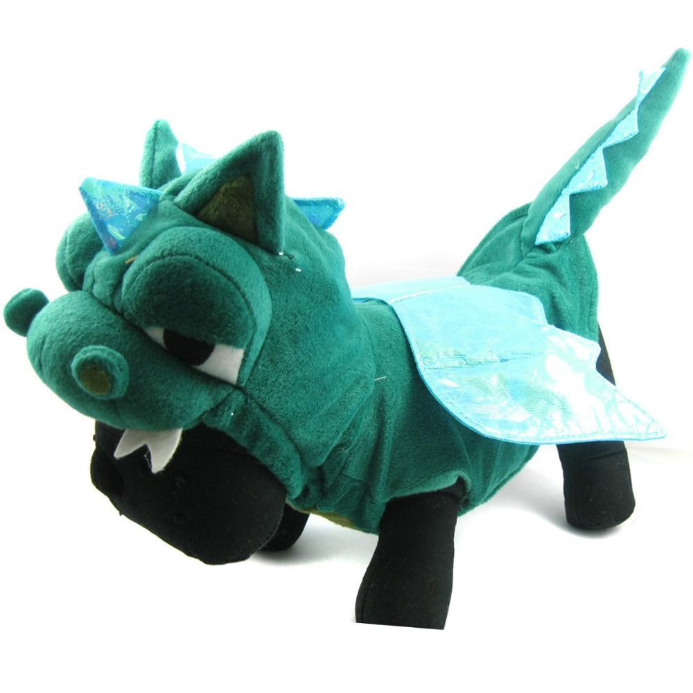 Dinosaurie stil husdjur hund kostym katt kläder: Grön / Xs
