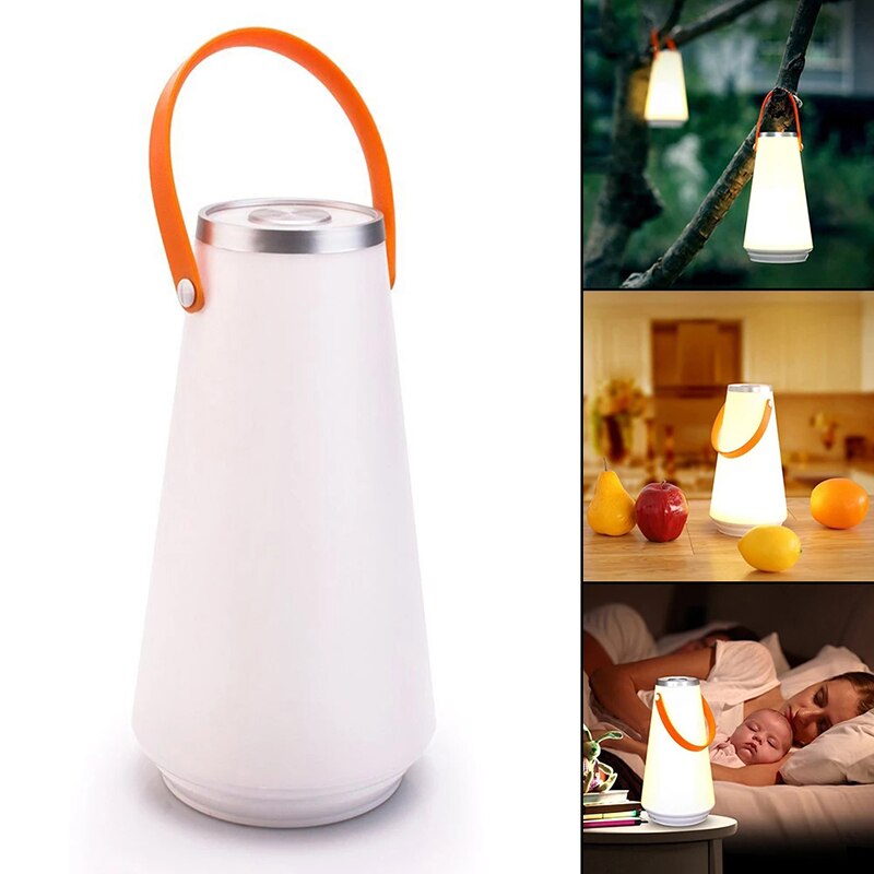 Lampe de chevet sans fil, Rechargeable par USB, interrupteur tactile, luminaire décoratif d'intérieur, idéal pour un Camping