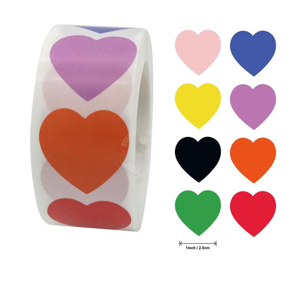 500 Uds croma etiqueta código de Color Dot etiquetas adhesivas adhesivo de sellado pegatinas para niños lindos artículos de papelería