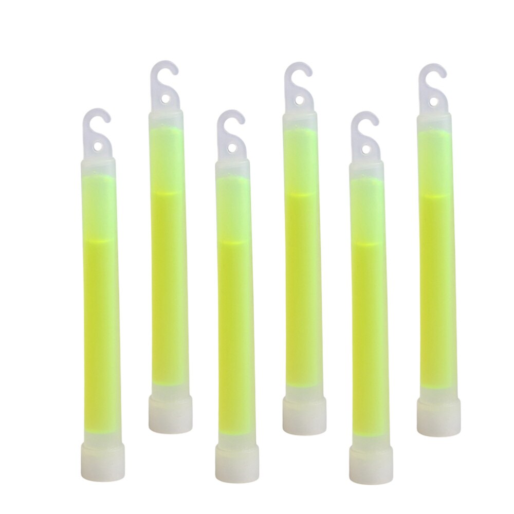 10PCS 6-INCH Industrial Grade Glow Sticks Ultra Bright Emergency Light Sticks - Green