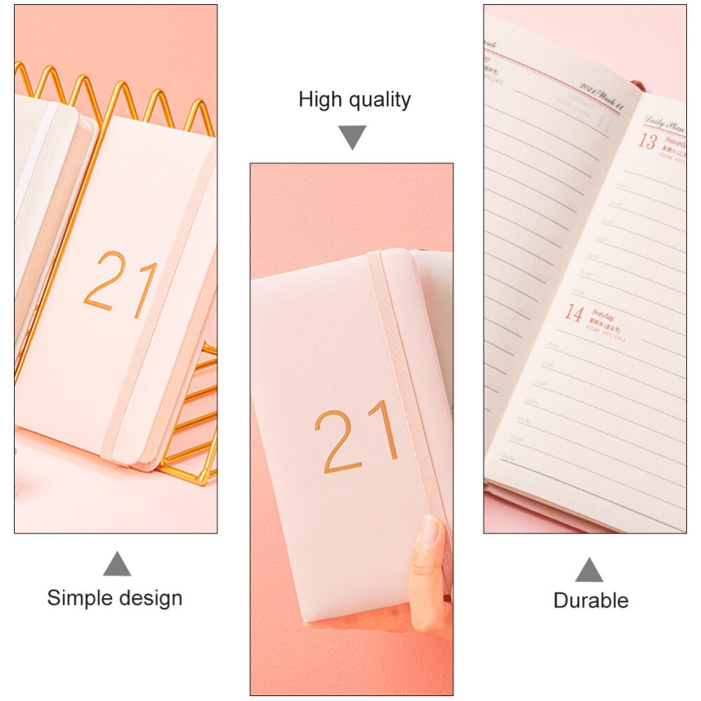 1pc Schedule Notebook Planning Notebook Portable Schedule To-do List Notebook