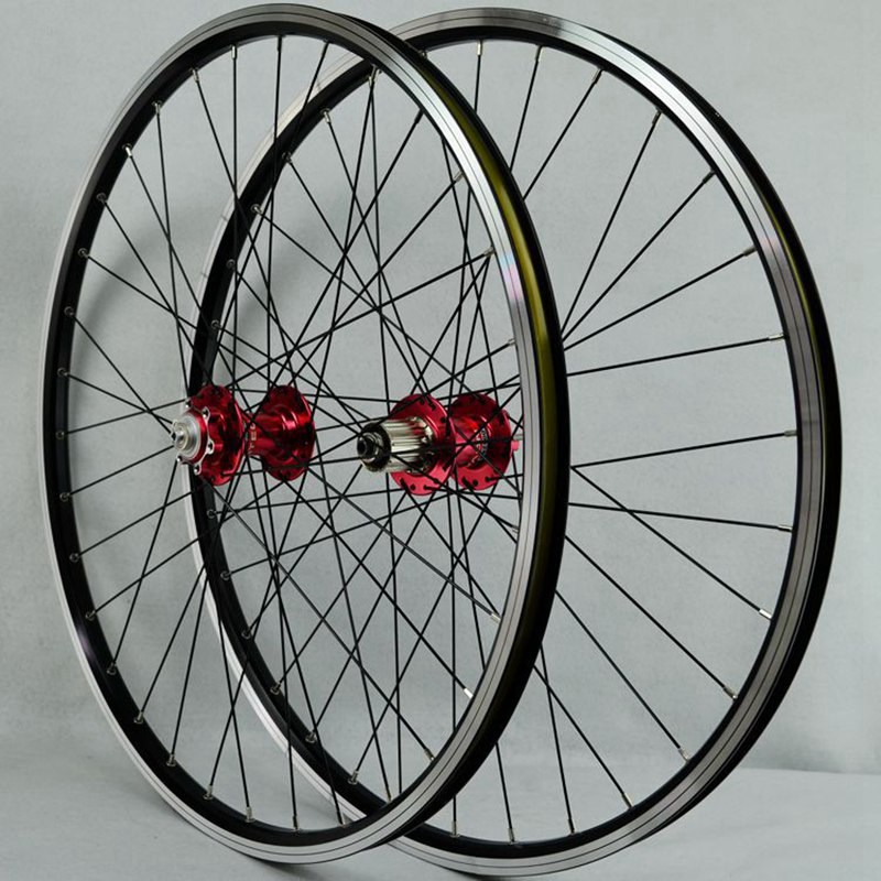Pasak-llanta de bicicleta de montaña, llanta con freno en V, 32h, válvula Schrader de doble capa AL6061, 29, 27,5, 26 pulgadas, CNC Edge, freno de zapata