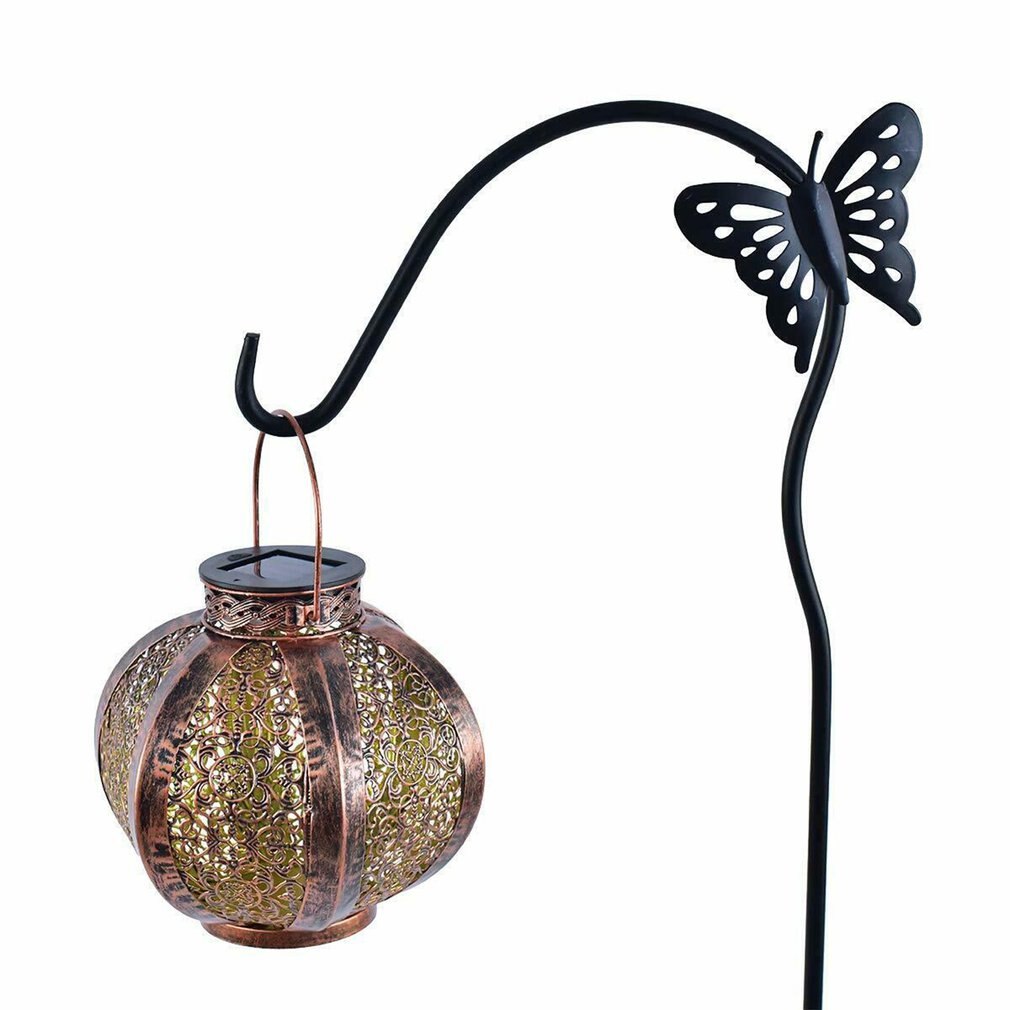 LED Solar Light Outdoors Lantern Solar Lamp Retro Hanging Lights Garden Decoration Yard Lawn Lighting