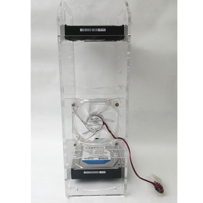 DIY Transparent Hard Disk Extension Rack--3.5Inch Desktop Computer External Hard Drives HDD Hard Disk