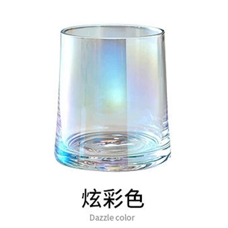 Vasos de cerveza coloridos de estilo nórdico, transparente, Color , para el hogar, restaurante, celebridades, Internet en el océano, whisky: Multicolored