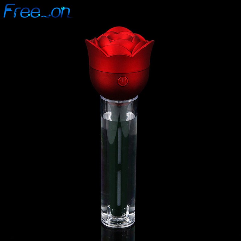 Mini Rose Flower USB Humidifier Air Purifier Aroma Diffuser Atomizer Office Home