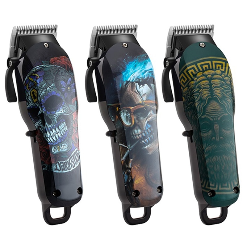 Cortadora de pelo Kemei inalámbrica, cortadora de pelo para hombres, cortadora de pelo eléctrica potente para Barba, batería de litio de 100v-240v