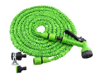 25FT-100FT Plastic Telescopische Tuinslang Irrigatie Sprinkler Tool Rekbaar Draagbare Auto Wassen Water Slang: 25ft / green