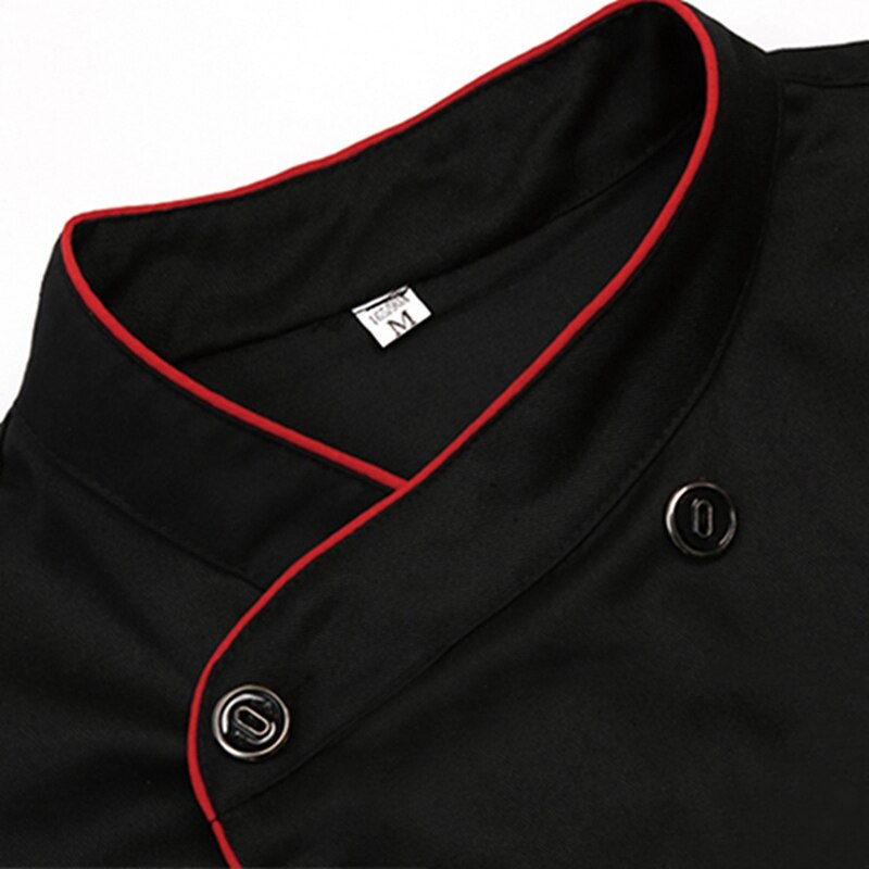Long Sleeve Chef Clothes Uniform Double Breasted Unisex Cooking Uniforms Breathable Kitchen Restaurant Men Food Service