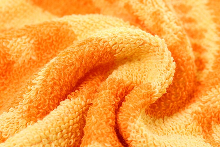Bomuldshåndklæde lille firkantet vaskeklud kid jacquard almindeligt vandabsorberende børn tørrer munden