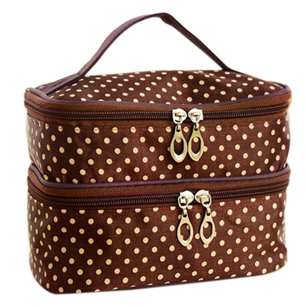 Travel Toiletry Beauty Cosmetic Bag Makeup Case Organizer Zipper Holder Handbag Bolsa De Maquillaje Trousse De Maquillage