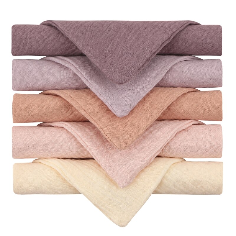 5 Stck Handtuch Baby Waschlappen Baby Handtuch Taschentuch Baumwolle Spucktuch Weichen, Saugfähigen Blick Kindergarten Waschlappen: 6