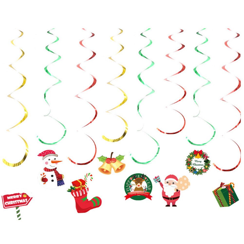 73 stk / sæt julepynt til hjemmet glædelig jul balloner banner fotoboks rekvisitter godt år dekorationer navidad