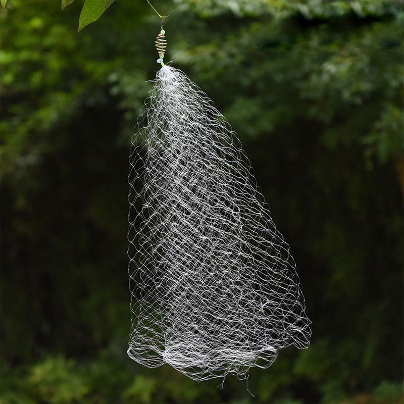 Fishing Net Trap Luminous Bead Copper Spring Shoal Netting Tackle Fishnet Net, 8 mesh