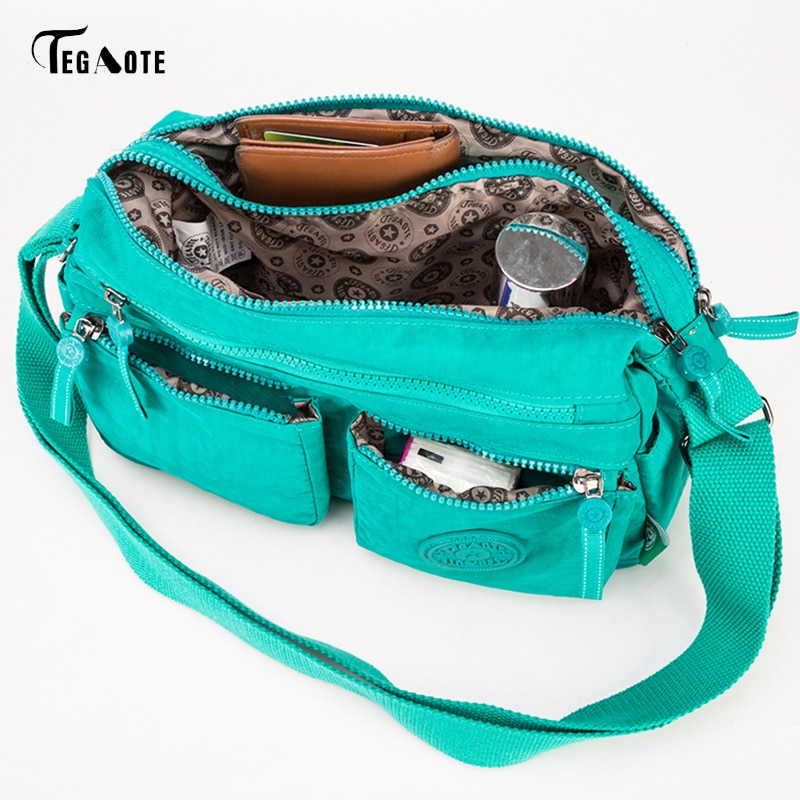 TEGAOTE femmes Messenger sacs dames Nylon sac à main voyage décontracté Original sac femme grande capacité sac à bandoulière