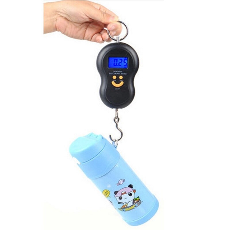 50Kg /10g LCD balances numériques Portable balance suspendue rétro-éclairage poche de pêche balance de poids électronique bagages Mini échelle