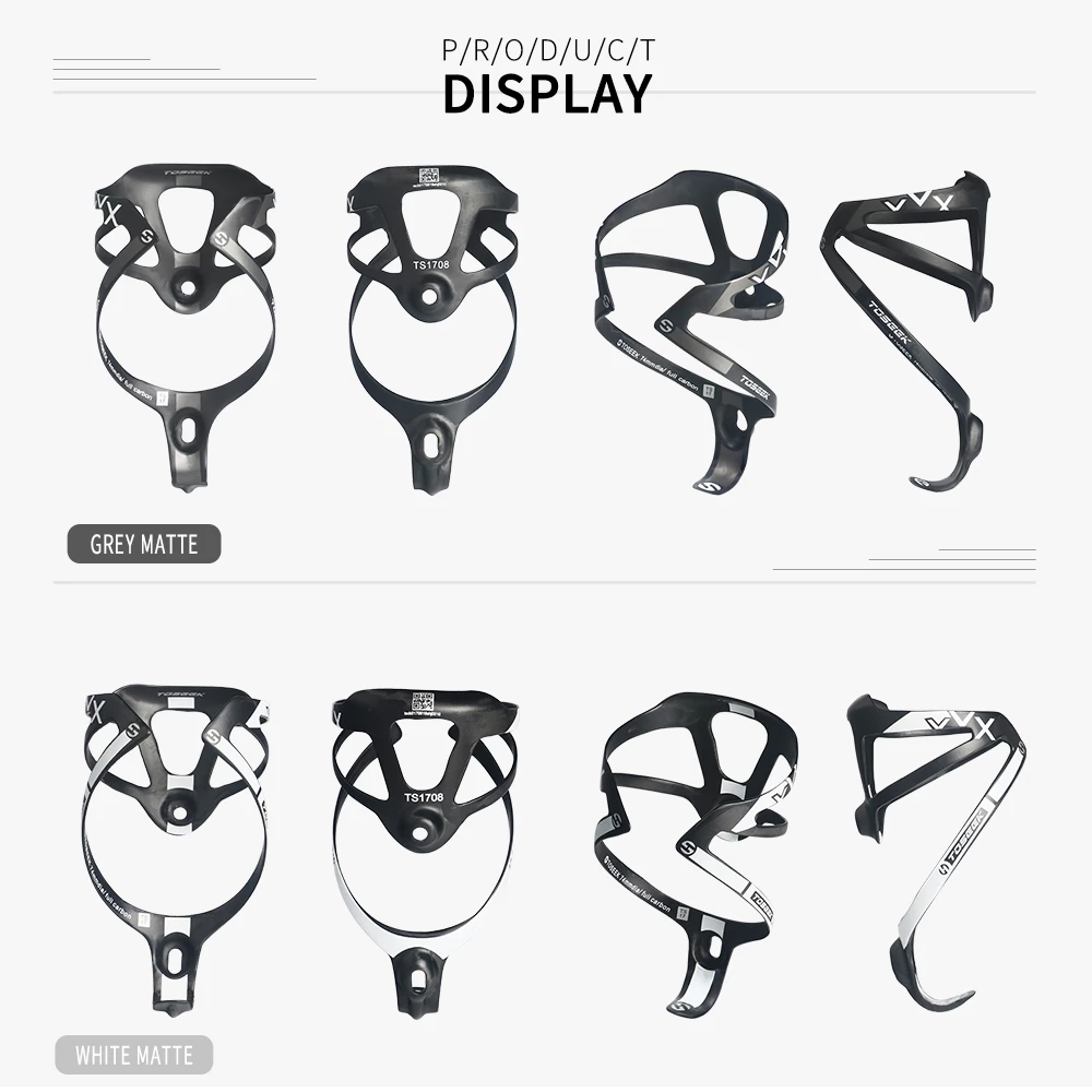 Toseek Full Carbon Fiber Fiets Bidonhouder Mtb Racefiets Fles Houder Xxx Ultra Licht Cyclus Apparatuur Ud Matte