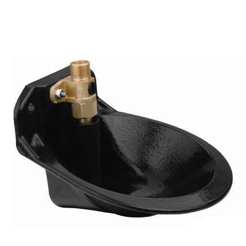 Stainless Steel Goat Sheep Automatic Waterer Bowl Cattle Drinker Cup Dispenser