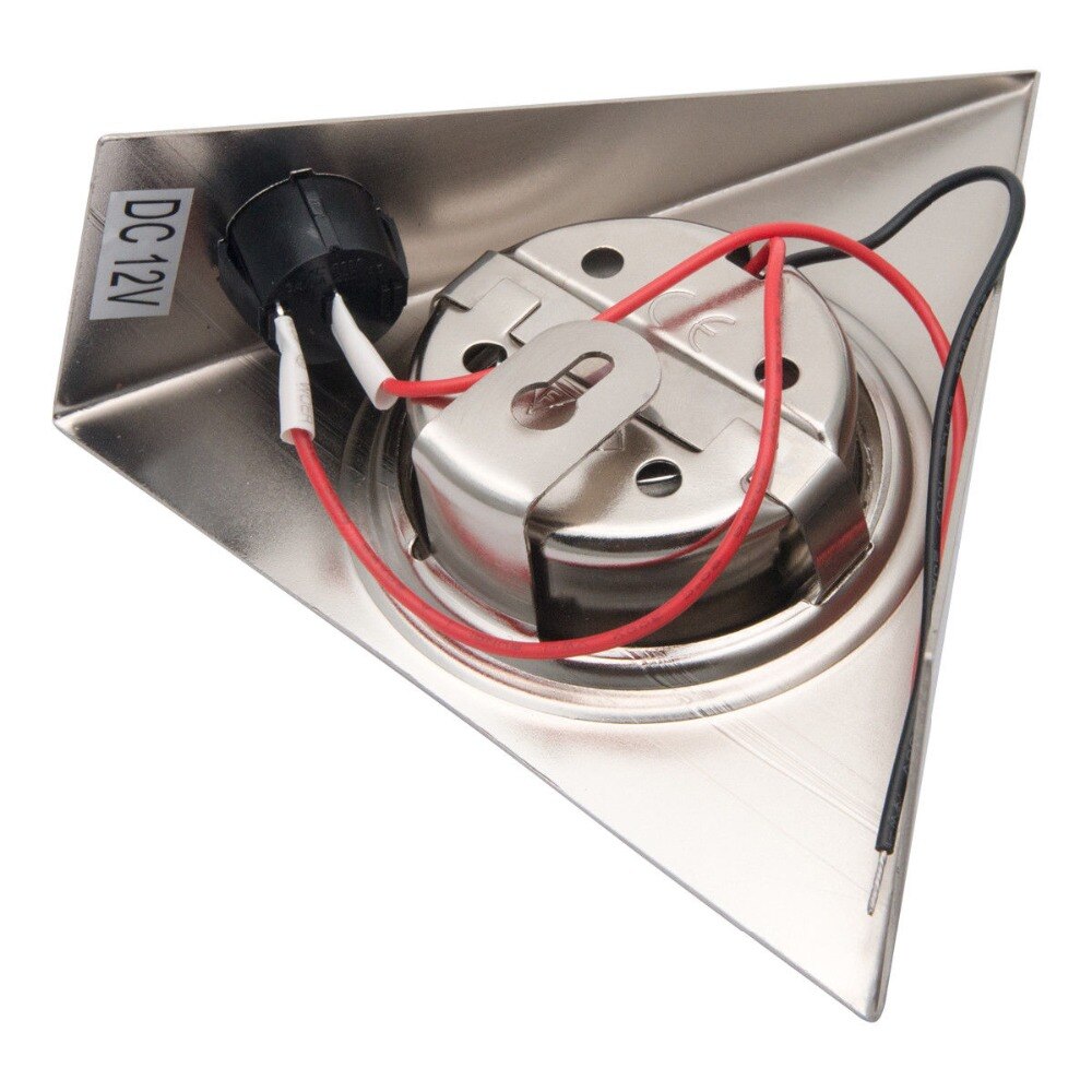 220V Led Mains Kitchen Under Cabinet Cupboard Triangle Light Kit Cool Warm Light