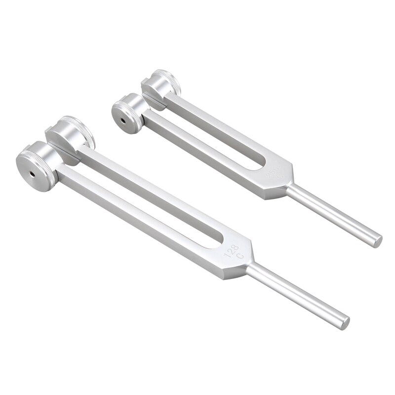 6 Pçs/set Alumínio 128Hz-4096Hz Diapasão Kit de Cura de Som Vibração