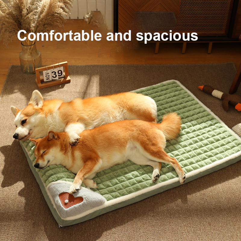 Four Season Dog Mats With Thickened And Warm Pet Beds That Can Be Disassembled and Washed Large Dog Sleeping Bed Blanket