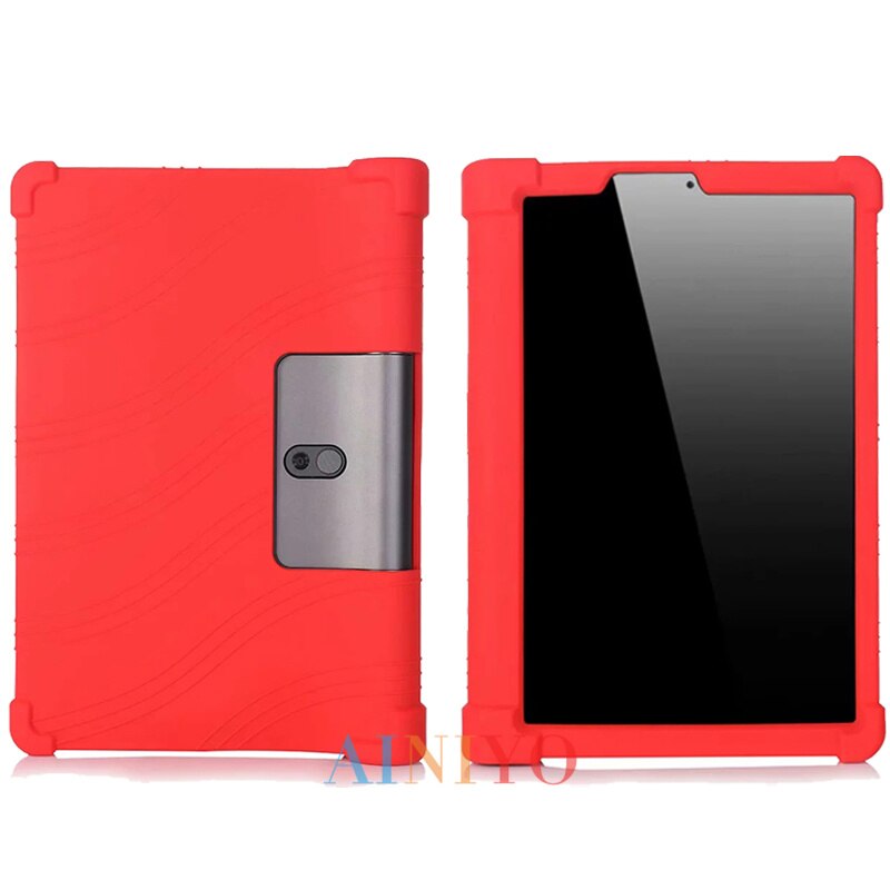 Mjukt fodral för lenovo yoga tab 5 yt-x705f smart surfplatta skal för lenovo yoga tab 5 yt-x705f silikonfodral: Gj -x705- röd